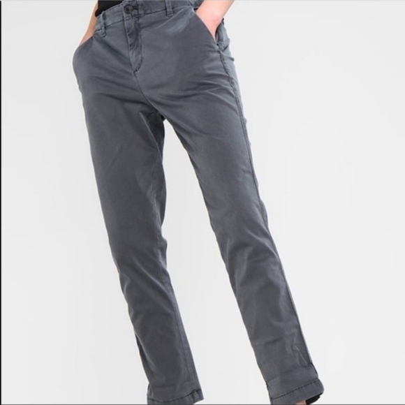 Banana Republic Pants - NWT Banana Republic Slate Gray Boyfriend Chino Pants, Size 4